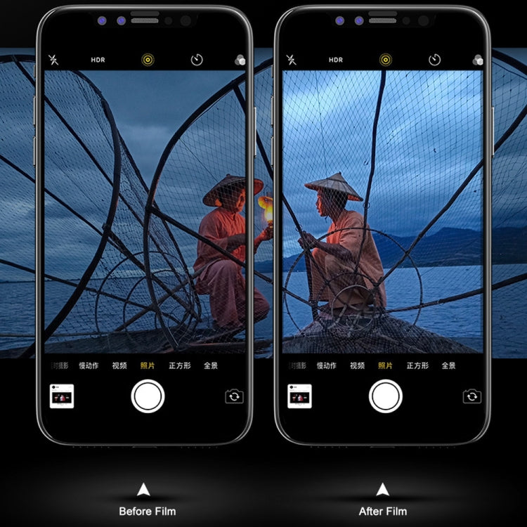 適用於iPhone 8 Plus & 7 Plus 后攝像頭保護膜 0.2mm 9H 2.5D 弧邊鋼化玻璃保護膜