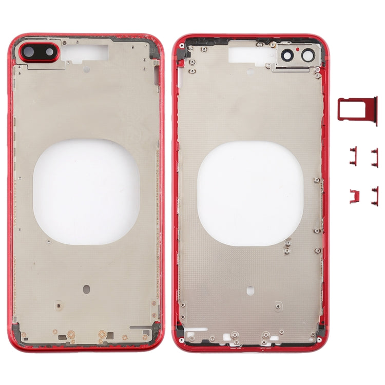 適用於iPhone 8 Plus 透明后蓋帶相圈&邊鍵&卡托