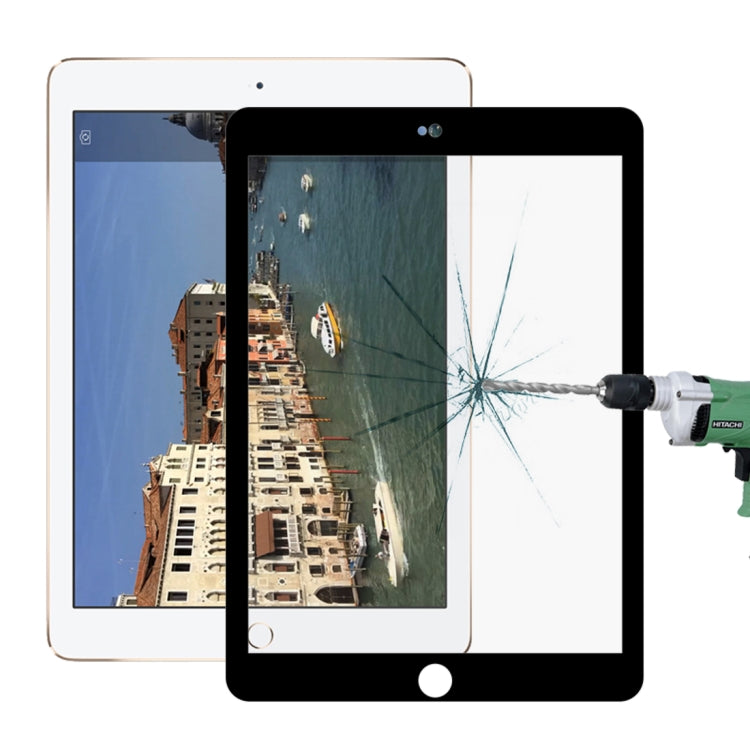 適用於蘋果iPad 5 & 6 9.7 inch 9H硬度10D弧邊鋼化玻璃膜