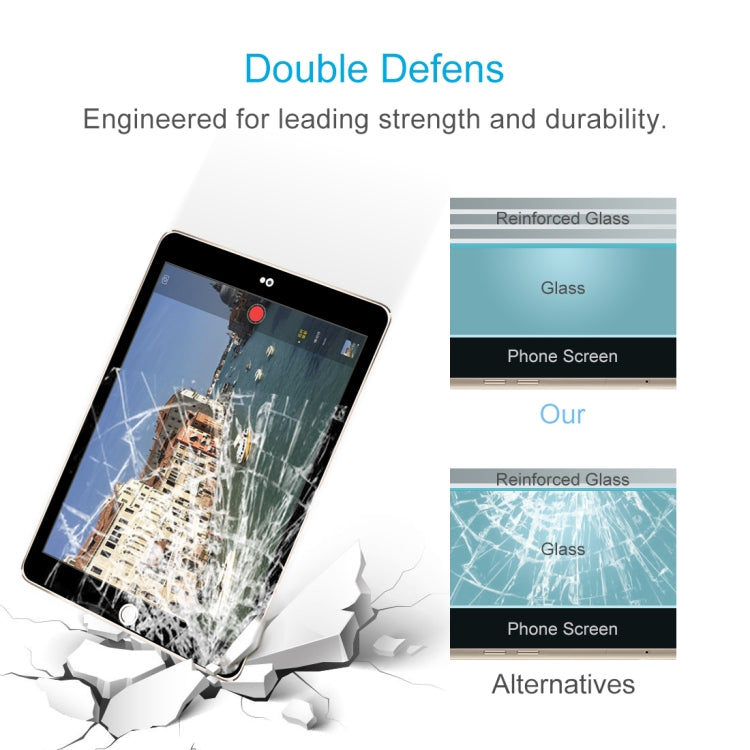 適用於蘋果iPad 5 & 6 9.7 inch 9H硬度10D弧邊鋼化玻璃膜