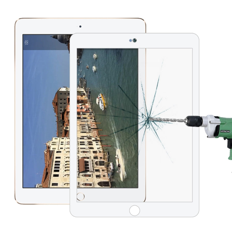 適用於蘋果iPad 5 & 6 9.7 inch 9H硬度10D弧邊鋼化玻璃膜