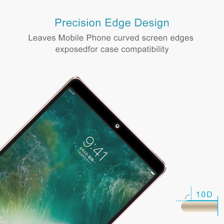 適用於蘋果iPad Pro 10.5 inch & iPad Air 2019 9H硬度10D弧邊鋼化玻璃膜