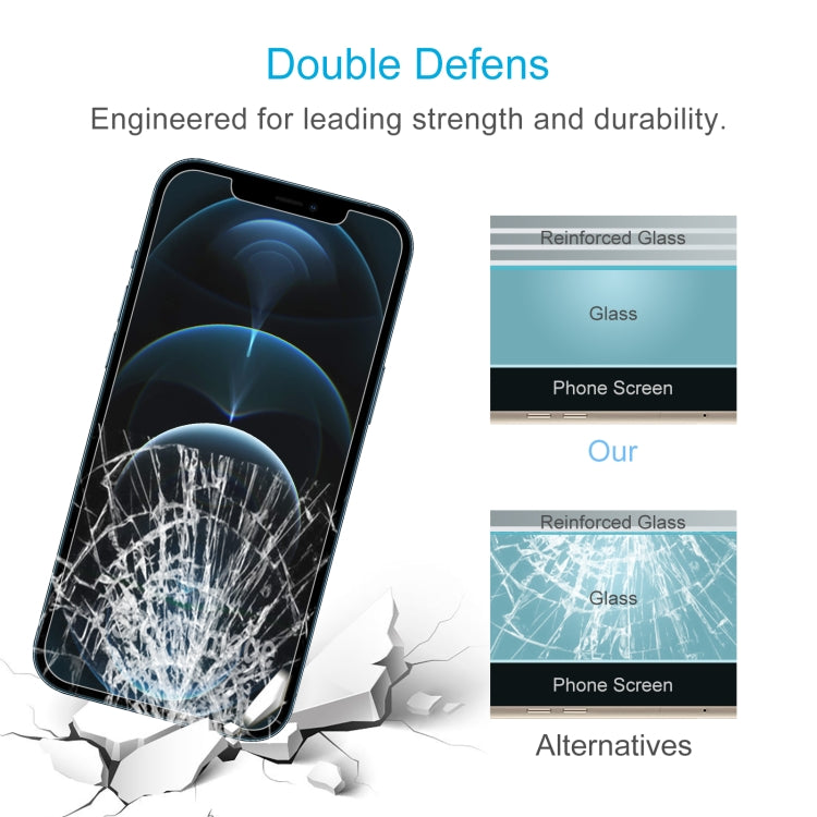 適用於 iPhone 12 Pro Max 0.26mm 9H 2.5D 半屏鋼化玻璃保護膜, For iPhone 12 Pro Max