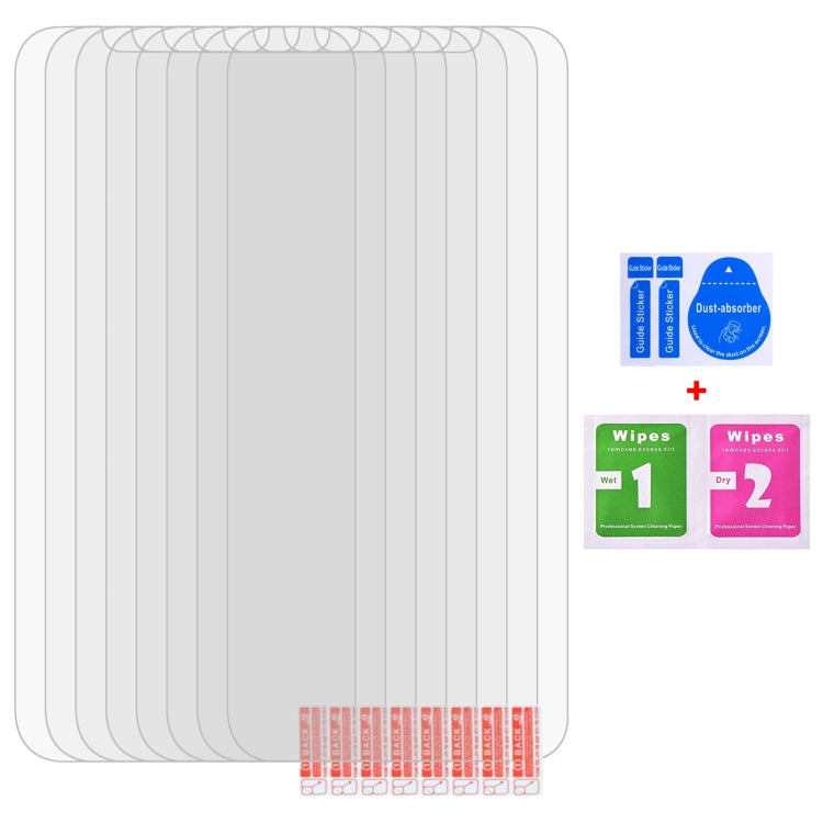 適用於 iPhone 12 Pro Max 10pcs 0.26mm 9H 2.5D 半屏鋼化玻璃保護膜
