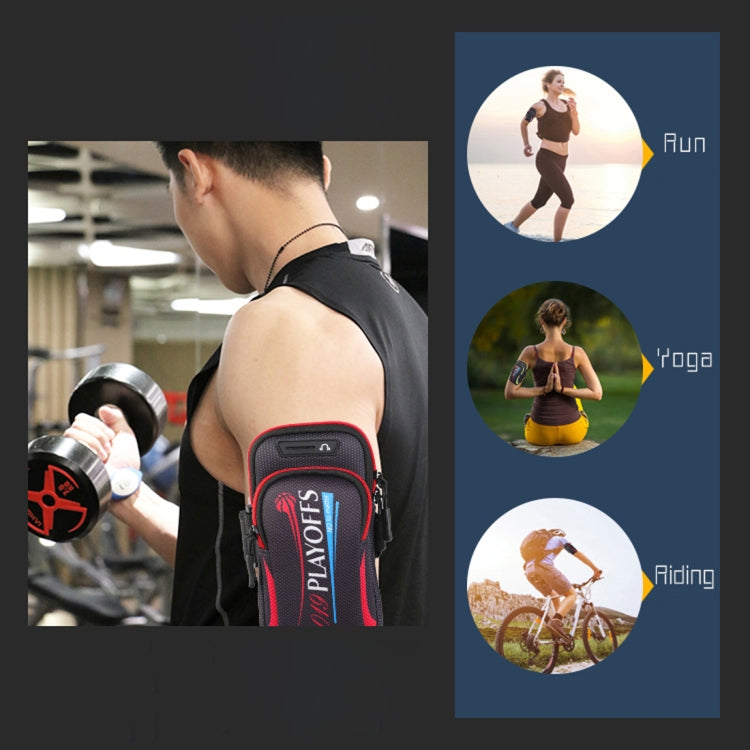 多功能通用運動臂包手機包 帶耳機孔 適用於6.6英寸及以下手機