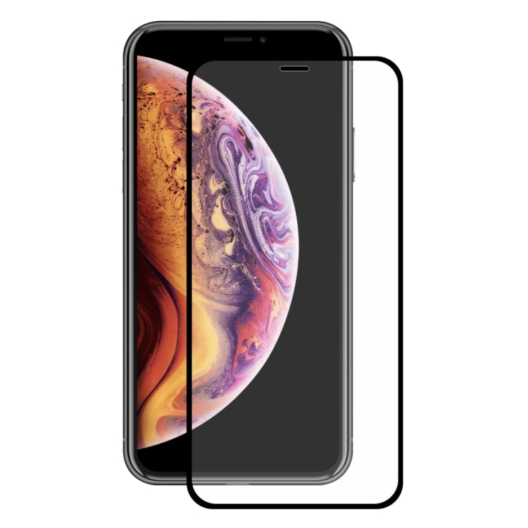 恩凱 草帽王子  適用於iPhone XS Max 0.2mm 9H 2.5D弧邊全屏覆蓋鋼化玻璃彩膜