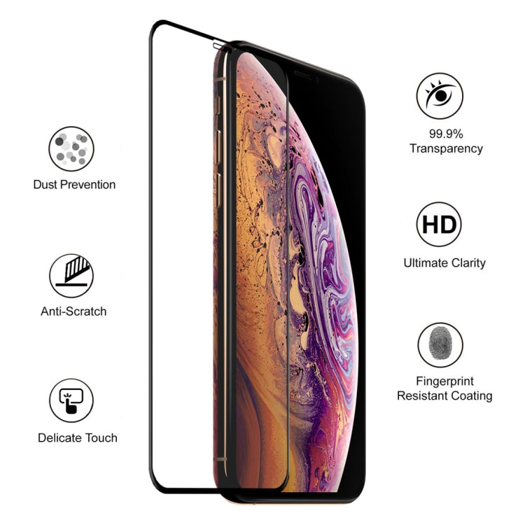 恩凱 草帽王子 適用於iPhone 11 Pro Max / XS Max 0.26mm 9H 6D曲面全屏覆蓋全鋼化玻璃膜