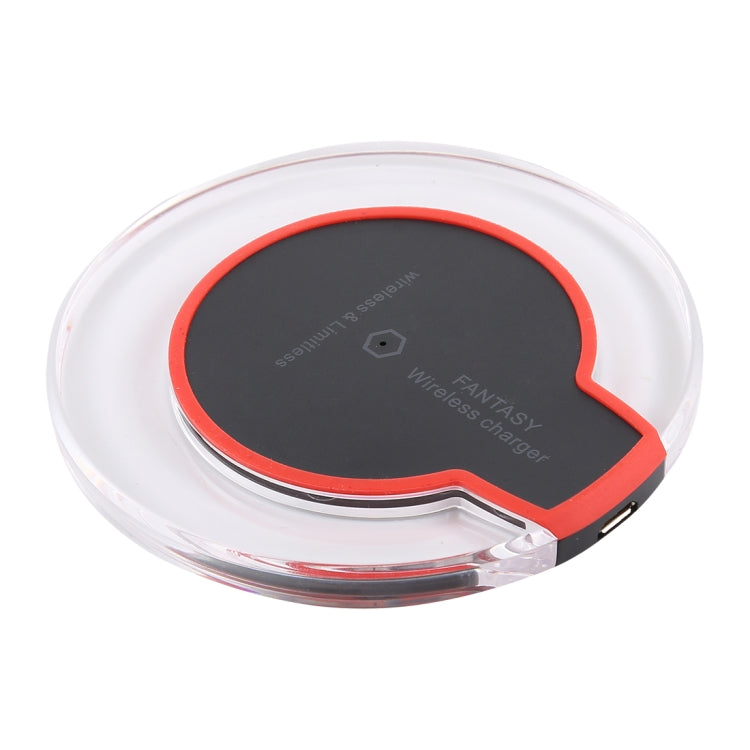 FANTASY超薄Qi標準無線充電器 5V 1A輸出 帶充電指示燈 支持Qi標準的手機充電