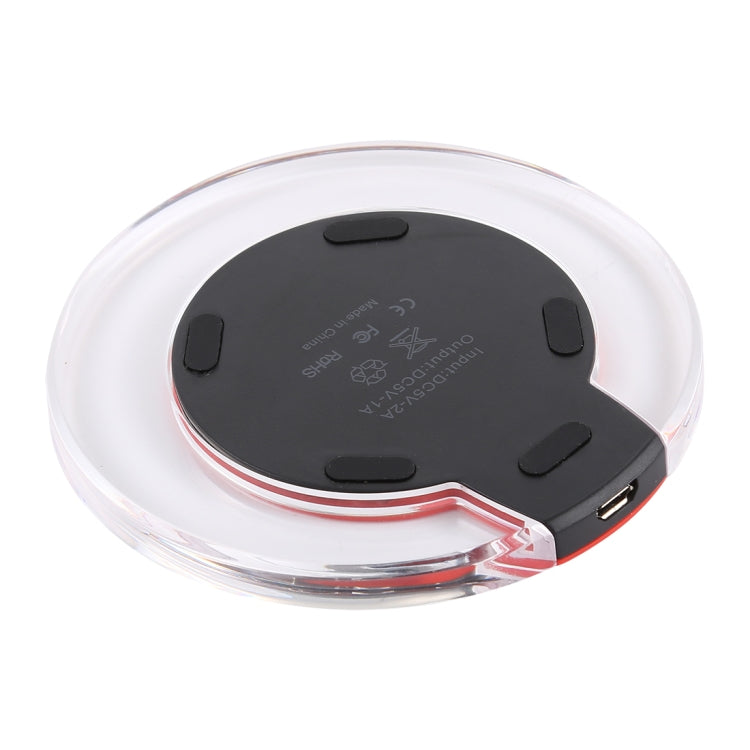 FANTASY超薄Qi標準無線充電器 5V 1A輸出 帶充電指示燈 支持Qi標準的手機充電