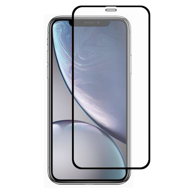 恩凱 草帽王子  適用於iPhone XR 全膠0.26mm 9H 2.5D全屏鋼化玻璃保護膜