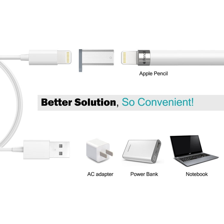 鋁殼蘋果筆充電適配器 適用於iPad Pro