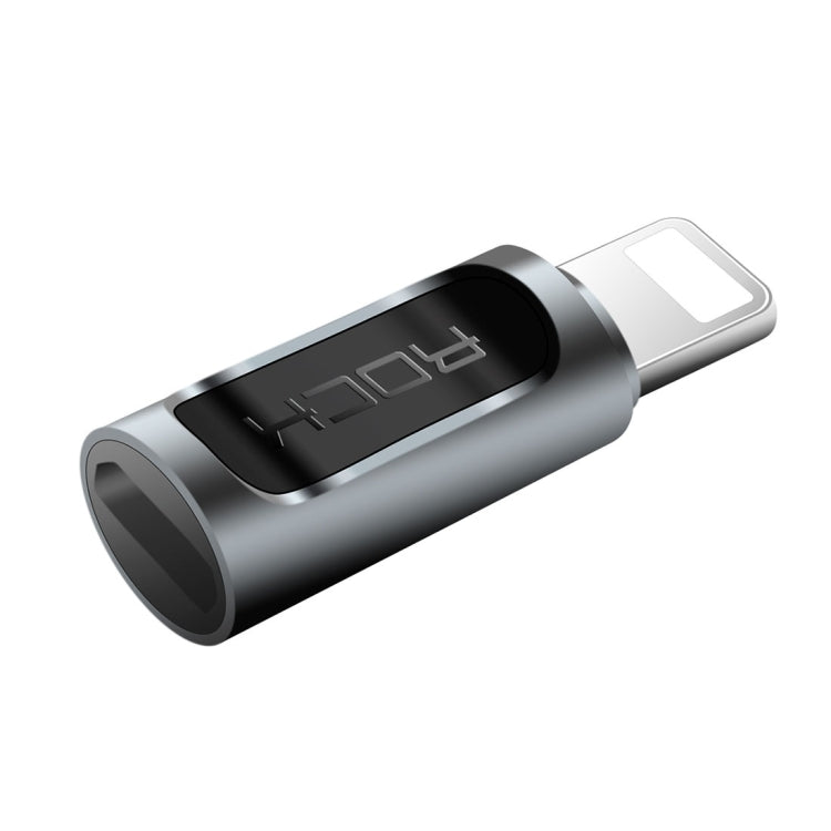 ROCK便攜式 2.1A Type-C 轉 8 Pin 音頻耳機轉接頭
