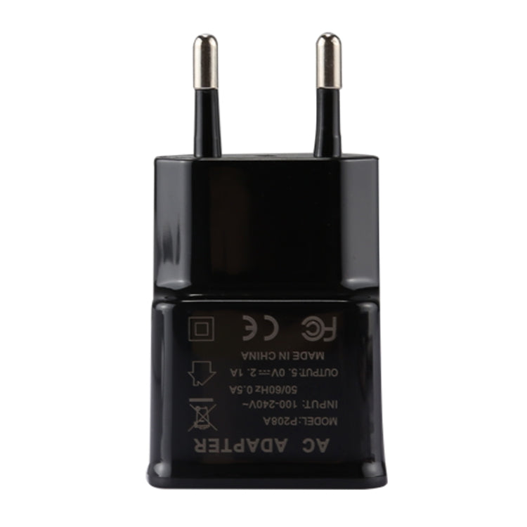 5V 2.1A 智能USB充電器帶1m長8Pin充電線，歐規