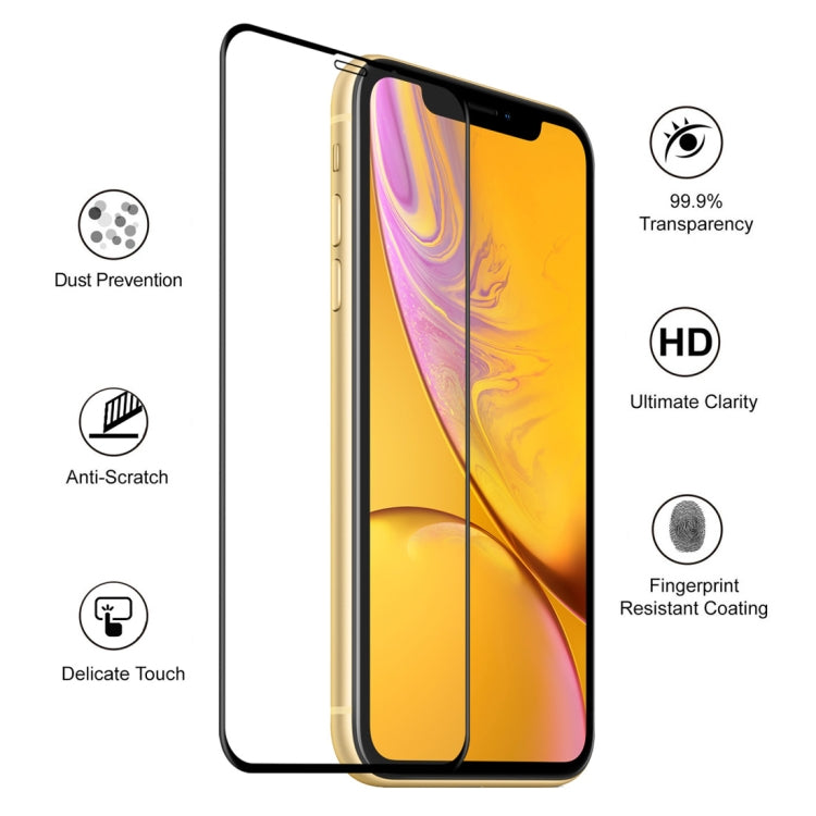 恩凱 草帽王子 適用於iPhone XR 0.26mm 9H 6D曲面全屏覆蓋全鋼化玻璃膜