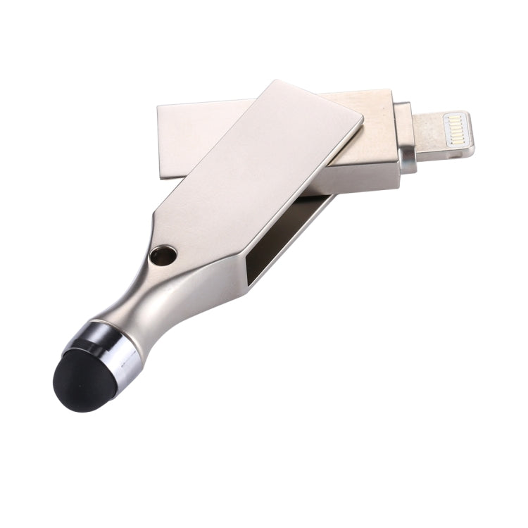 easyflash RQW-10E 2合1U盤帶觸控筆 USB 2.0&8 Pin 128GB