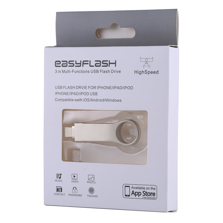 easyflash RQW-10D 2合1U盤 USB 2.0&8 Pin 32GB