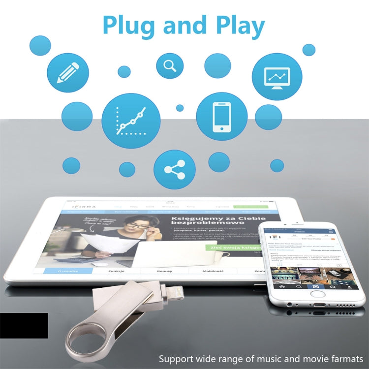 easyflash RQW-10D 2合1U盤 USB 2.0&8 Pin 32GB