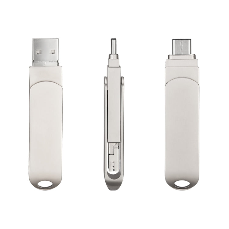 easyflash RQW-10X 3合1U盤 USB2.0&8 Pin&Type-C 16GB