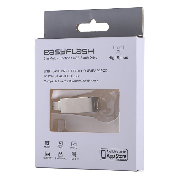 easyflash RQW-10G 2合1U盤 USB 2.0&8 Pin 16GB