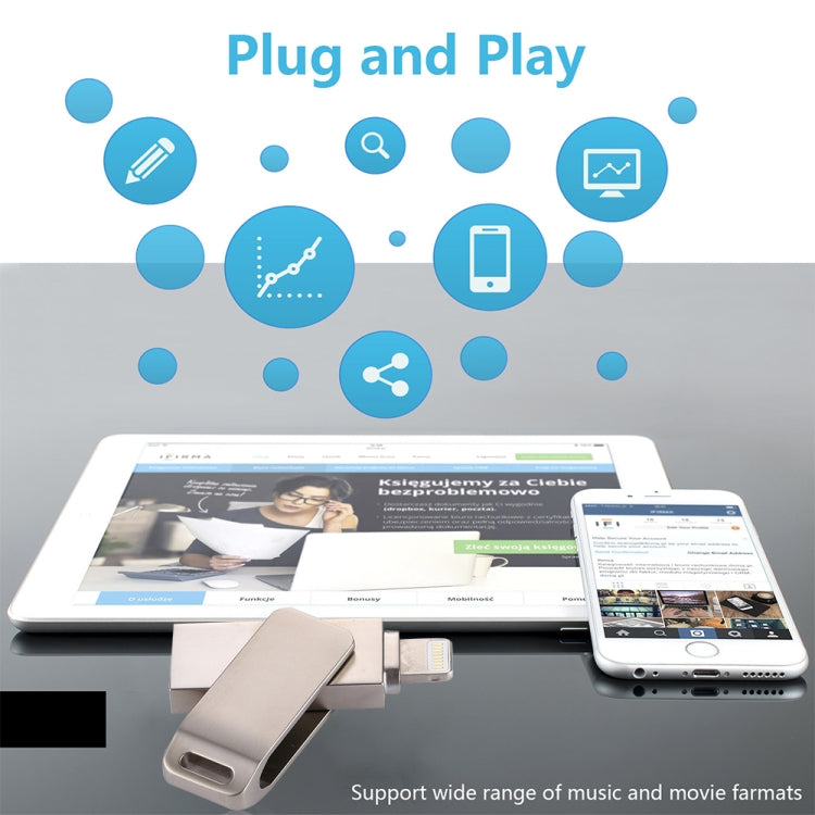 easyflash RQW-10G 2合1U盤 USB 2.0&8 Pin 16GB