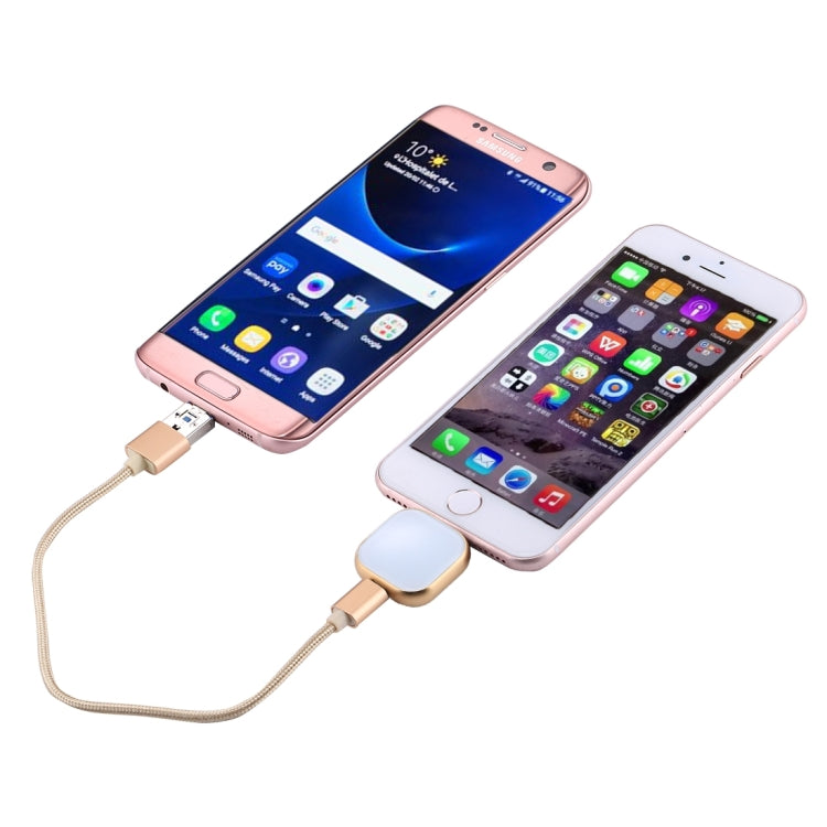 FLASHDRIVE RQW-18S 8 Pin多功能U盤帶USB/micro USB轉micro USB線 128GB
