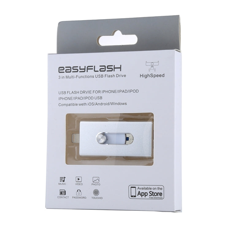 easyflash RQW-02 3合1U盤 USB 2.0&8 Pin&Micro USB 32GB