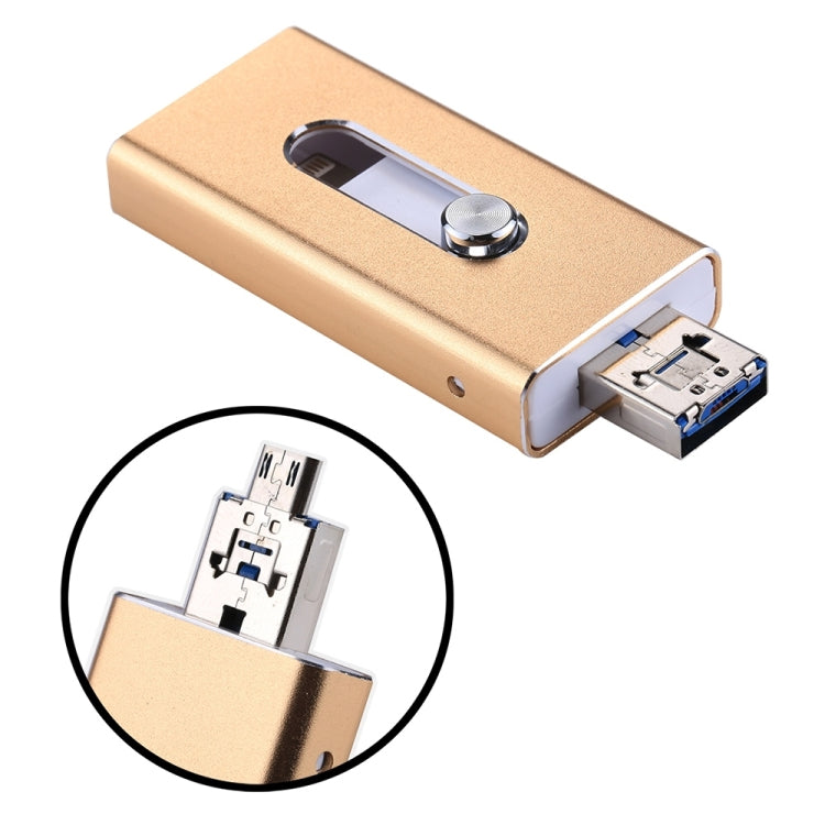 easyflash RQW-02 3合1U盤 USB 2.0&8 Pin&Micro USB 64GB