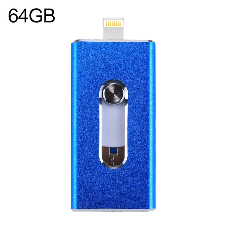 easyflash RQW-02 3合1U盤 USB 2.0&8 Pin&Micro USB 64GB