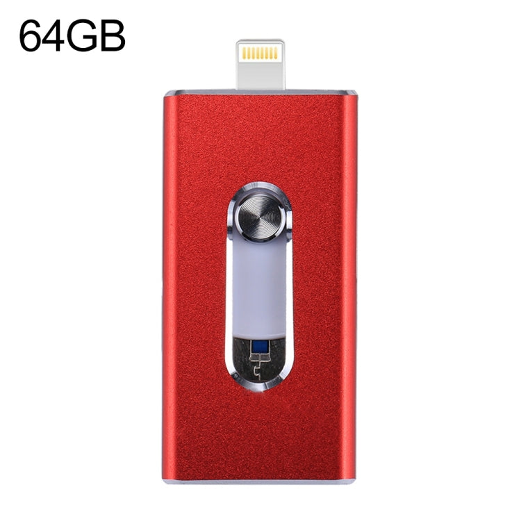 easyflash RQW-02 3合1U盤 USB 2.0&8 Pin&Micro USB 64GB