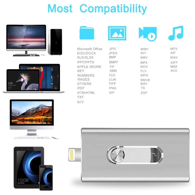 easyflash RQW-02 3合1U盤 USB 2.0&8 Pin&Micro USB 128GB