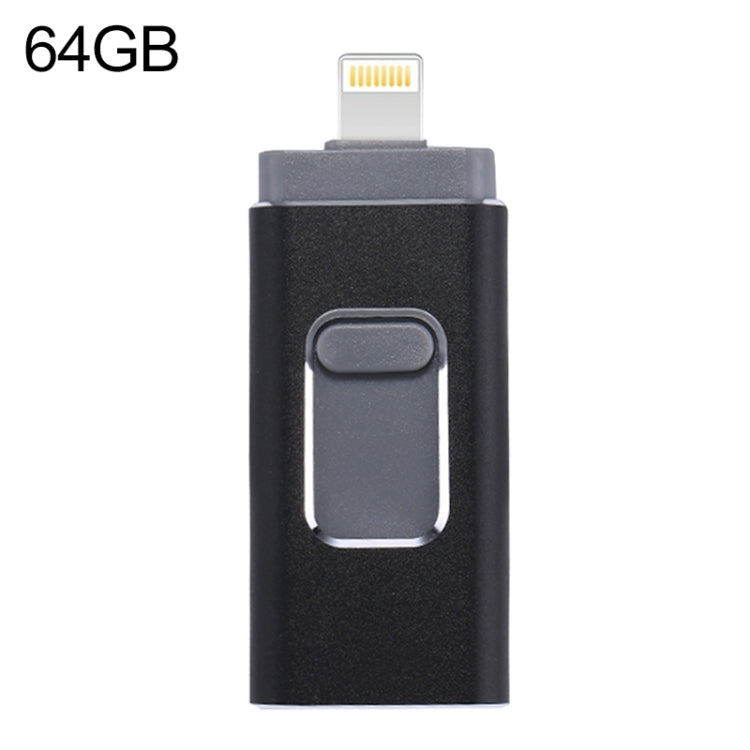 easyflash RQW-01B 3合1U盤 USB 2.0&8 Pin&Micro USB 64GB