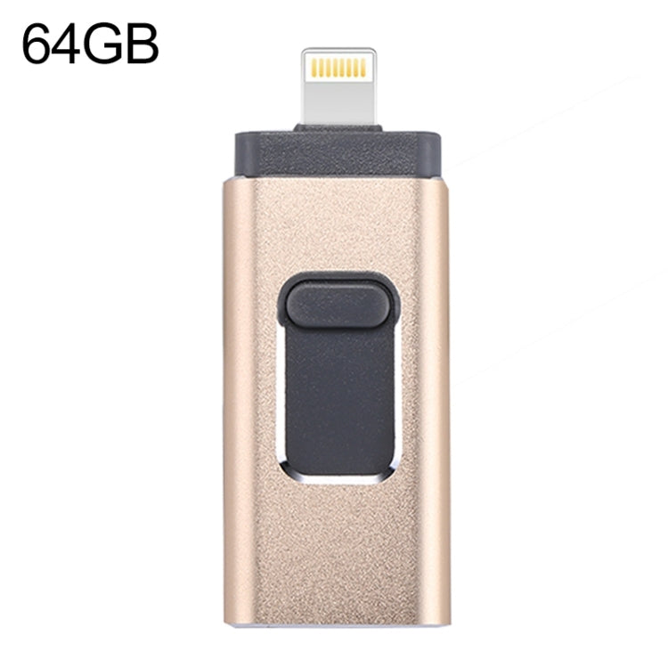 easyflash RQW-01B 3合1U盤 USB 2.0&8 Pin&Micro USB 64GB