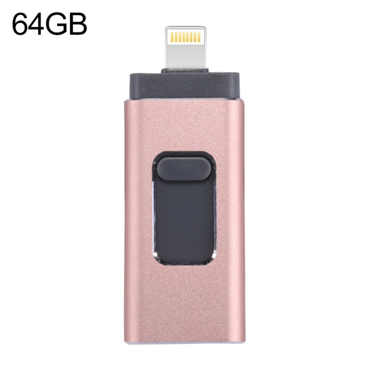 easyflash RQW-01B 3合1U盤 USB 2.0&8 Pin&Micro USB 64GB