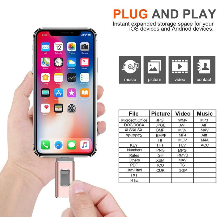 easyflash RQW-01B 3合1U盤 USB 2.0&8 Pin&Micro USB 64GB