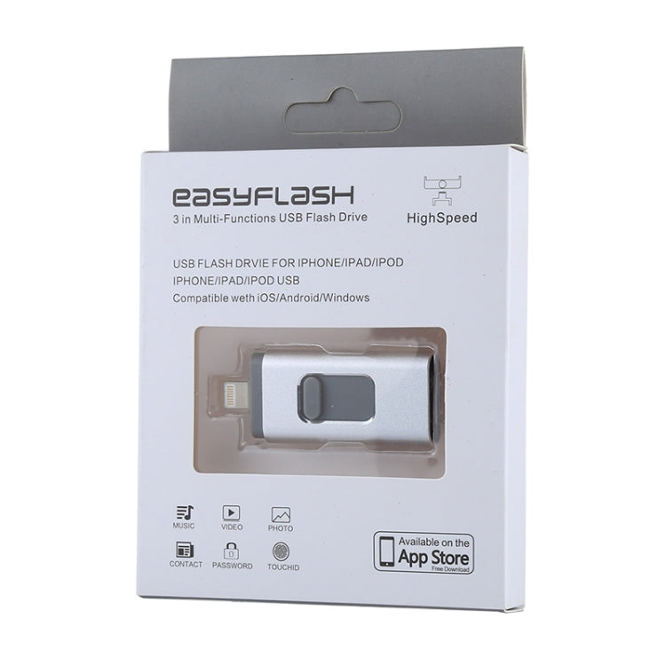 easyflash RQW-01B 3合1U盤 USB 2.0&8 Pin&Micro USB 64GB
