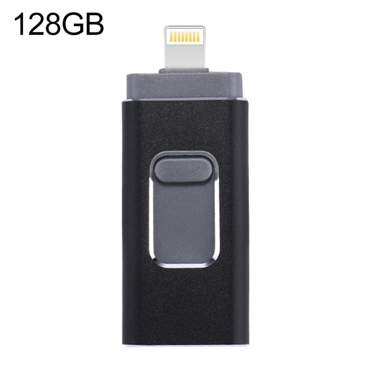 easyflash RQW-01B 3合1U盤 USB 2.0&8 Pin&Micro USB 128GB