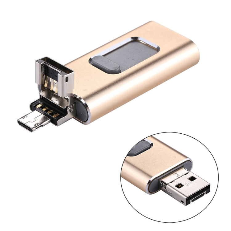 easyflash RQW-01B 3合1U盤 USB 2.0&8 Pin&Micro USB 128GB