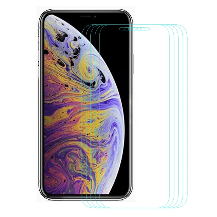 5個裝 恩凱 草帽王子 適用於iPhone 11 Pro Max / XS Max 0.26mm 9H 2.5D弧邊鋼化玻璃膜