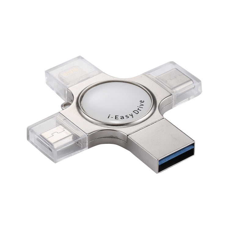 easyflash RQW-11S 4合1U盤 USB2.0&8 Pin&Micro USB&Type-C 64GB