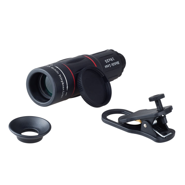 3 in 1 Universal 18X Telephoto Lens + Tripod Mount + Mobile Phone Clip