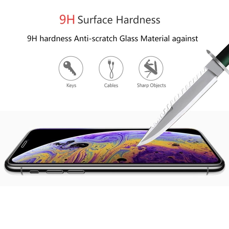 恩凱 草帽王子 適用於iPhone 11 Pro / XS / X 0.26mm 9H 2.5D弧邊鋼化玻璃膜