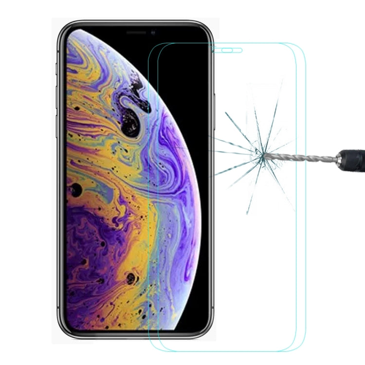 2個裝恩凱 草帽王子  適用於iPhone 11 Pro / XS / X 0.26mm 9H 2.5D弧邊鋼化玻璃膜