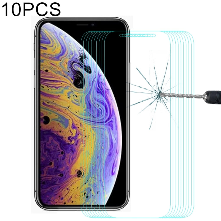 10個裝恩凱 草帽王子  適用於iPhone 11 Pro / XS / X 0.26mm 9H 2.5D弧邊鋼化玻璃膜