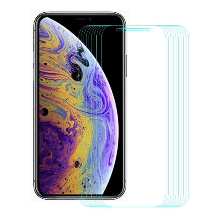 10個裝恩凱 草帽王子  適用於iPhone 11 Pro / XS / X 0.26mm 9H 2.5D弧邊鋼化玻璃膜