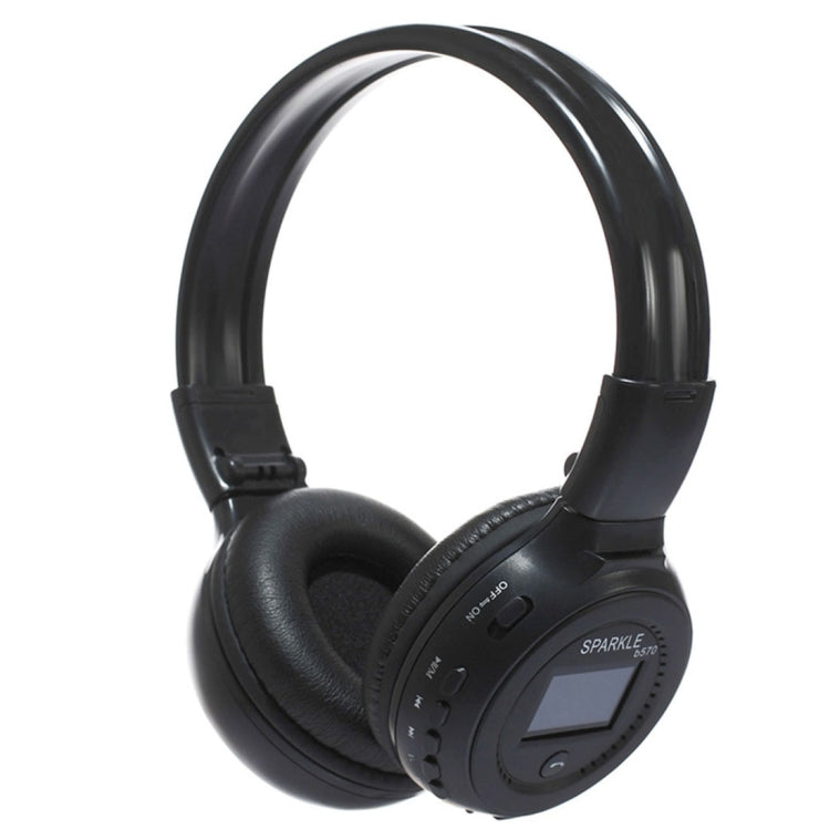 狂熱者 B570 頭戴式線控藍牙耳機 LED彩屏 帶3.5mm音頻口/高清麥克風/FM 最大支持32GB 內存卡