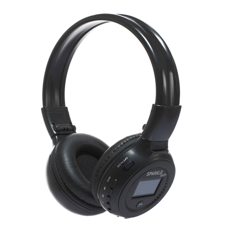 狂熱者 B570 頭戴式線控藍牙耳機 LED彩屏 帶3.5mm音頻口/高清麥克風/FM 最大支持32GB 內存卡