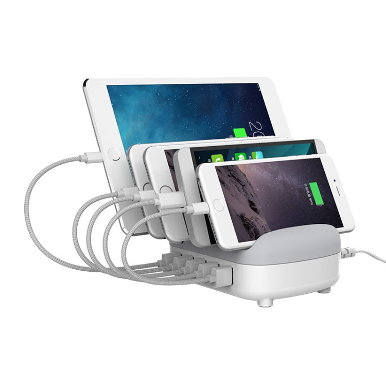 ORICO DUK-5P 40W 5口USB智能充電站帶手機平板支架