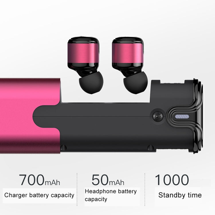 AWEI T8 迷你二合一立體聲藍牙耳機帶移動電源