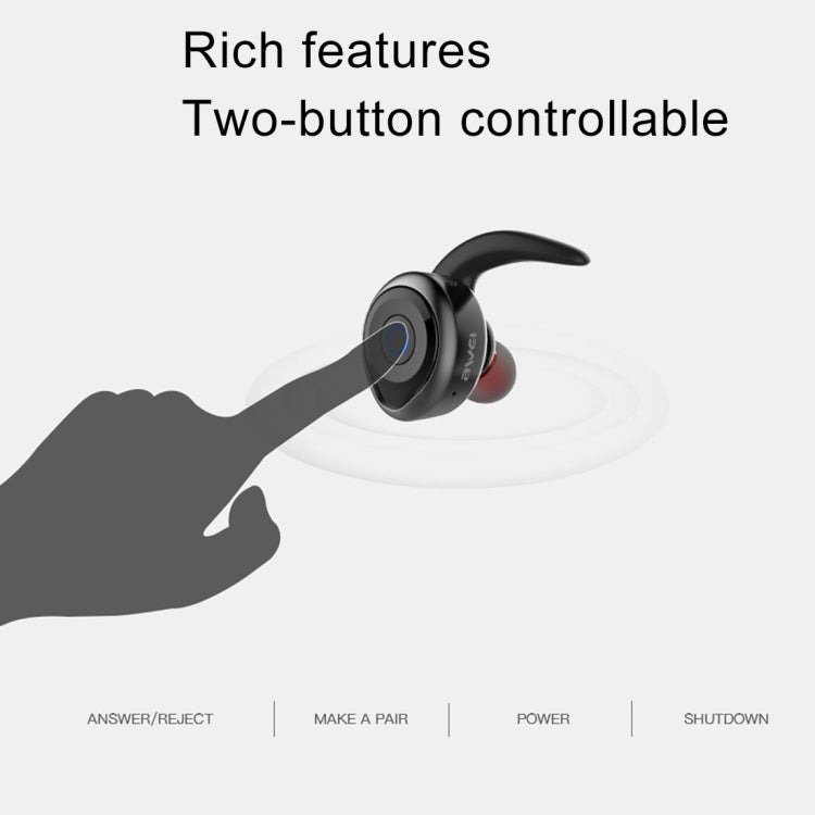 AWEI T1 入耳式無線藍牙耳機