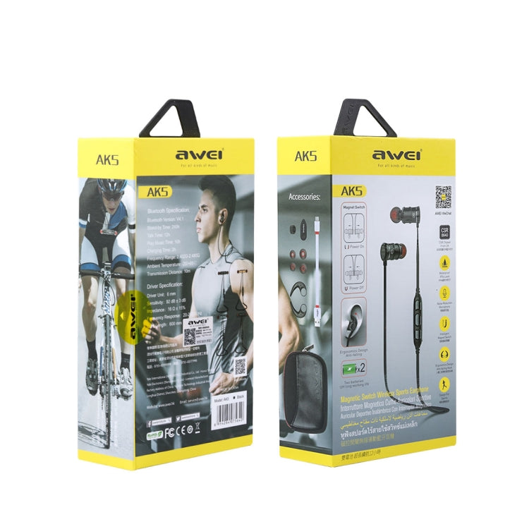 AWEI AK5入耳式無線藍牙耳機